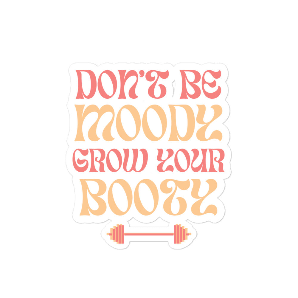 Moody Booty Sticker