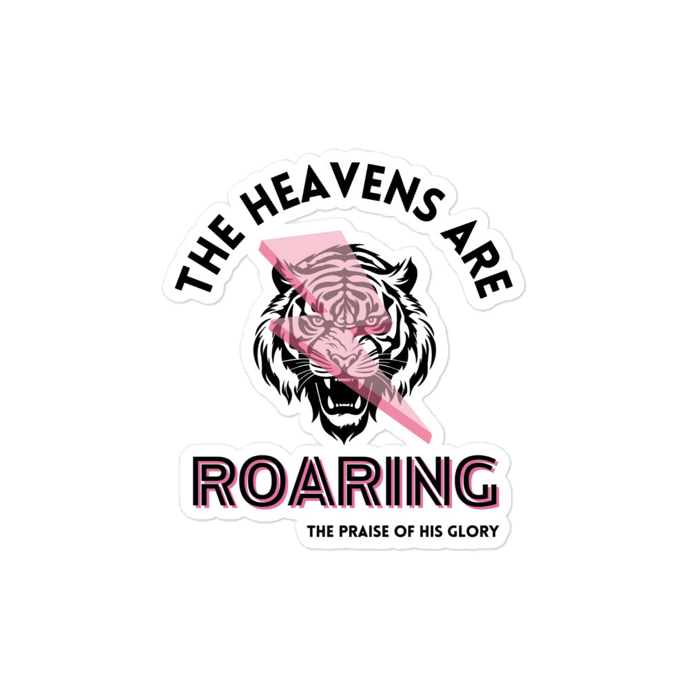 Heavens Roaring Sticker
