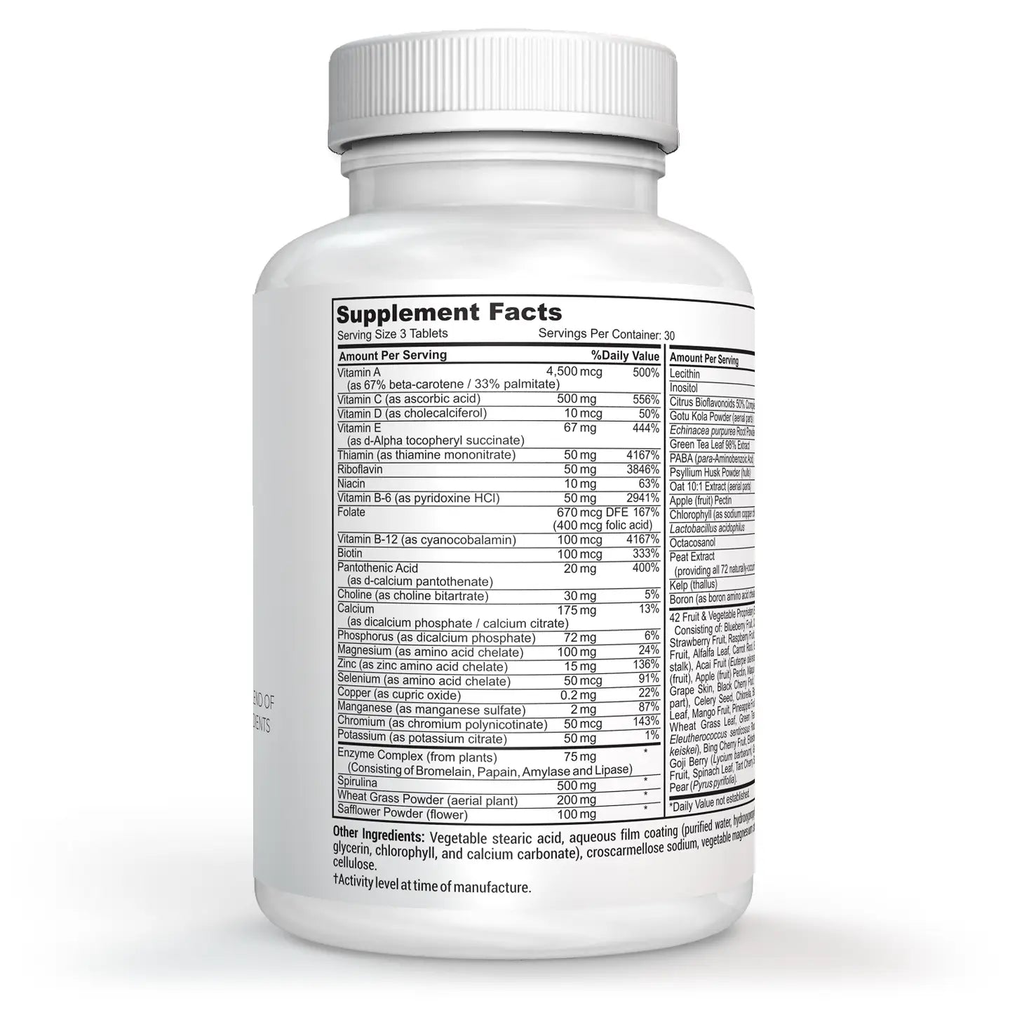 Multivitamin + Fruits & Veggies